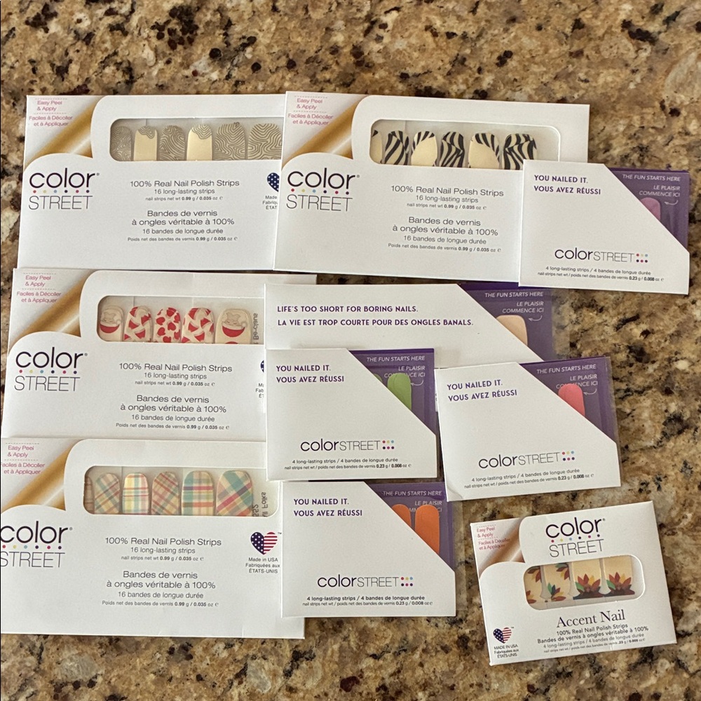 Color Street Festive Nail Polish Strips Collection